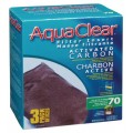 AquaClear A1386 Activated Carbon Insert, 70-Gallon Aquariums, 3-Pack