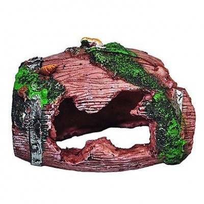 CA-INFINITY-1201 Cave with Reptiles Design Resin Decoration Ornament 