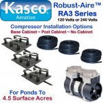 Kasco Marine Robust-Aire Aquatic Aeration System RA3NC - For Ponds to 4.5 Surface Acres, 120 Volts, No Cabinet Included