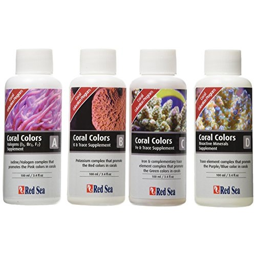 Red Sea Coral Colors ABCD-Pack (4 X 100ml)