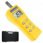 Portable Digital Temperature Humidity Indoor 9999ppm NDIR Sensor IAQ CO2 Monitor Wet Bulb Temperature (WB) Dew Point (DP) Tester CO2 Monitor for In...