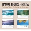 NATURE SOUNDS 4 CD Set - Ocean Waves, Forest Sounds, Thunder, Nature Sounds with Music for Deep Sleep, Meditation, & Relaxation