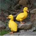 Urparcel Resin Duck Figures Garden Decoration,Outdoor Statue,Yard Decoration (a Pair)